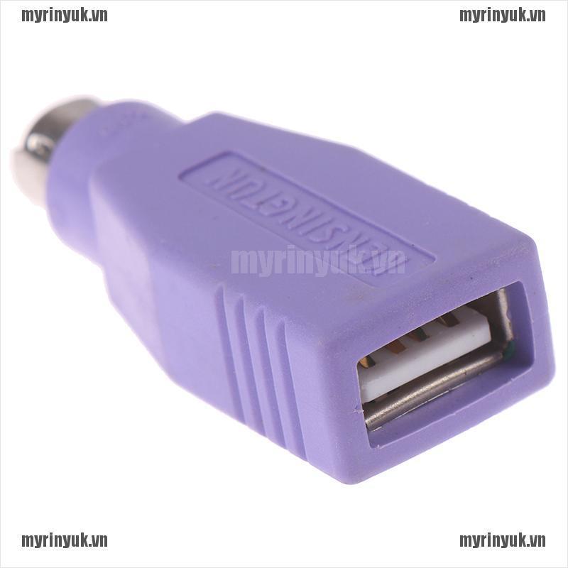 < Reg > 1pc Usb Female To Ps2 Ps / 2 Male Adapter