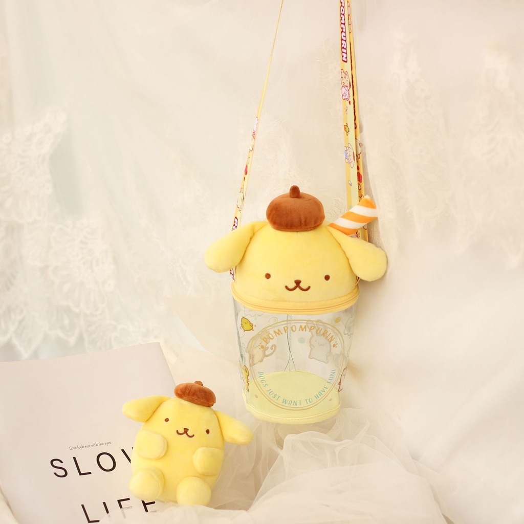 Túi đeo chéo hình thú nhồi bông xinh xắn dành cho bé