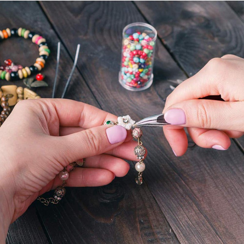 1 Bộ kìm mũi dài đầu tròn chuyên dụng làm đồ trang sức thủ công