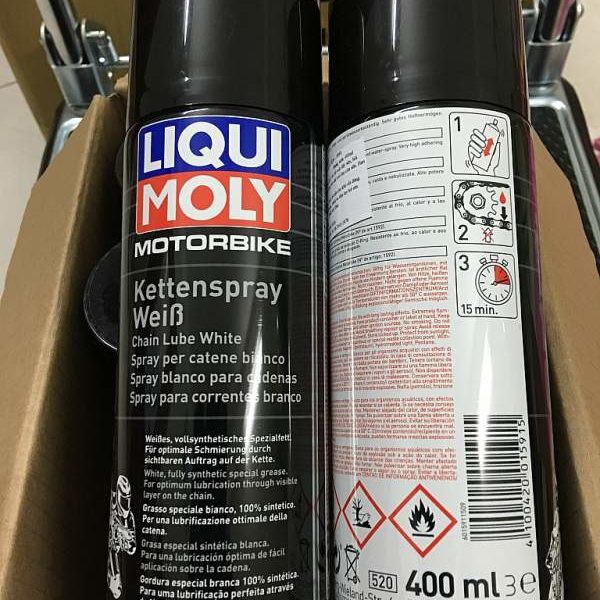 Combo Bàn Chải Và Chai Xịt Sên LIQUI-MOLY CHAIN LUBE 1591 400ML,