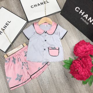 Bộ pizama lụa cho bé size đại.