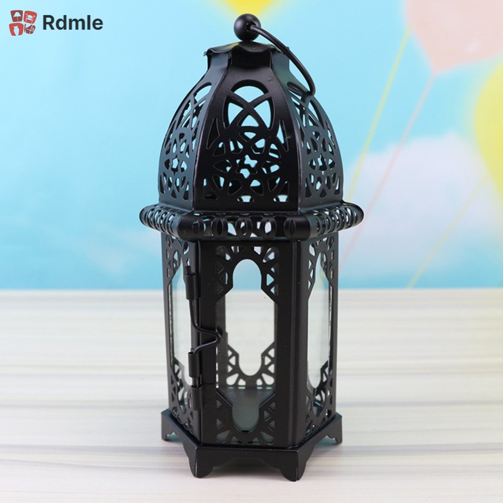 Giá Đỡ Đèn Cầy Hình Lồng Đèn Phong Cách Ma Rốc Treo Trang Trí Nhà/Sân Vườn/Tiệc Cưới