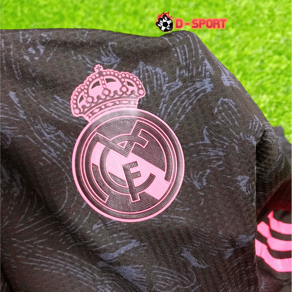 Quần Áo Bóng Đá CLB Real Madrid Sân Khách 20/21 - Hàng Nhập Thái - Vải Mè Cao Cấp