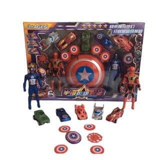 Bộ mô hình sản phẩm Spiderma & Captanin . .