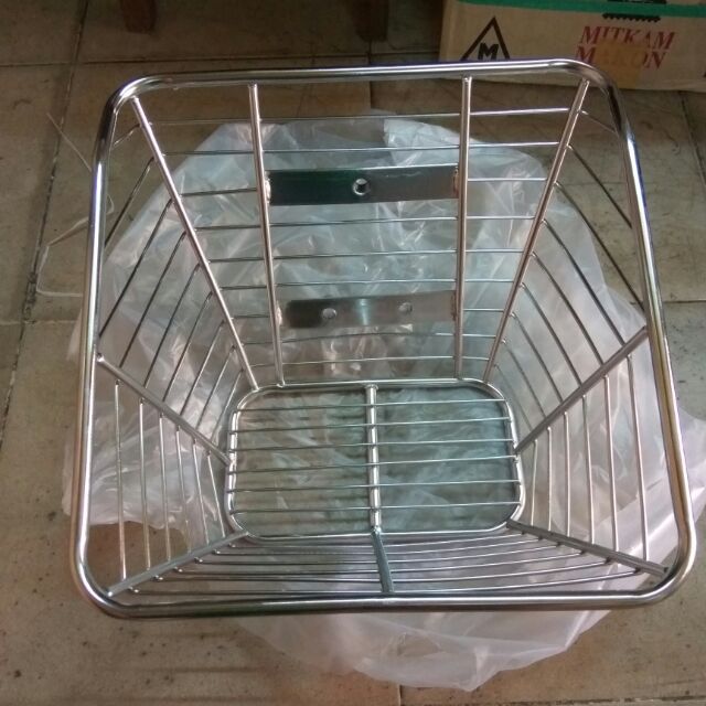 Rổ wave inox cho xe dr wave rs sirus