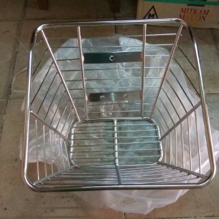 Rổ wave inox cho xe dr wave rs sirus