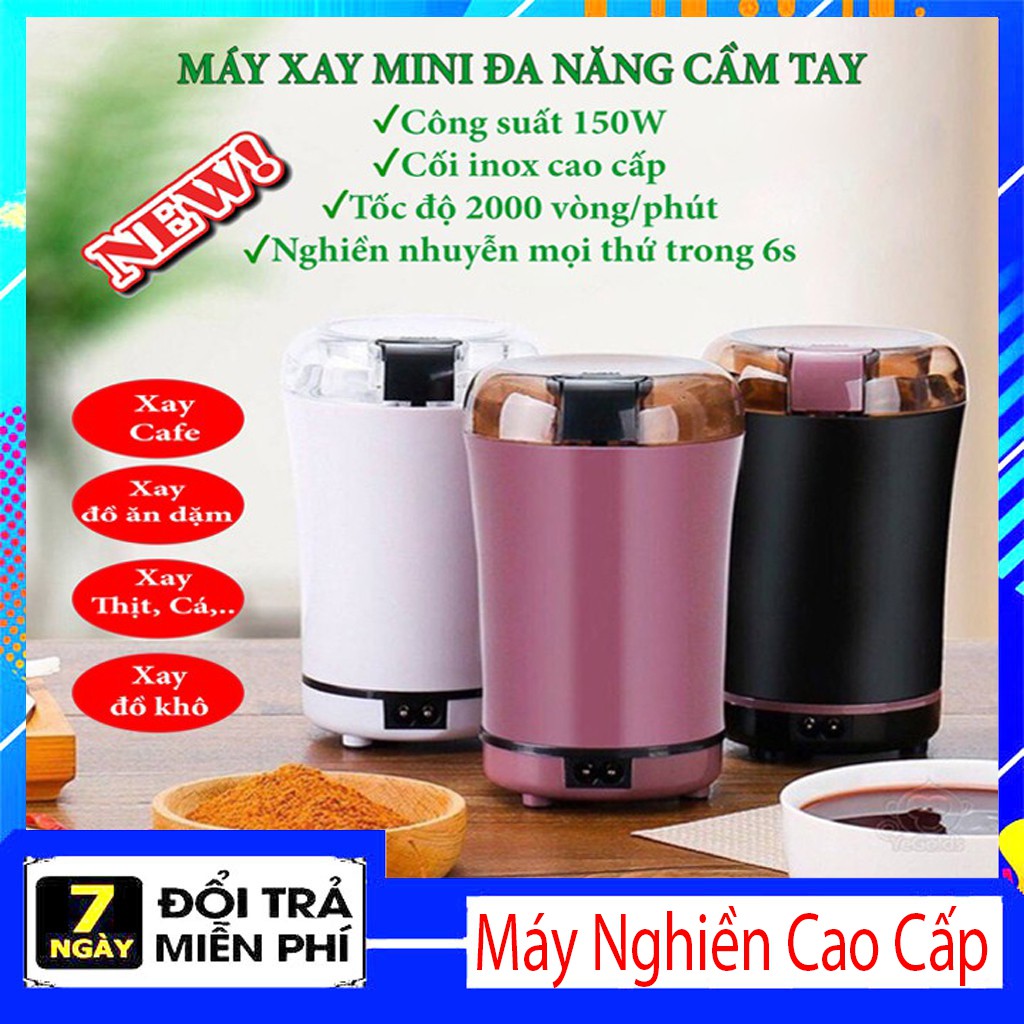 Máy Nghiền Bột Đa Năng - Máy Xay Bột Siêu Mịn Say Ngũ Cốc, Gia Vị, Dược Liệu, Hạt Cà Phê