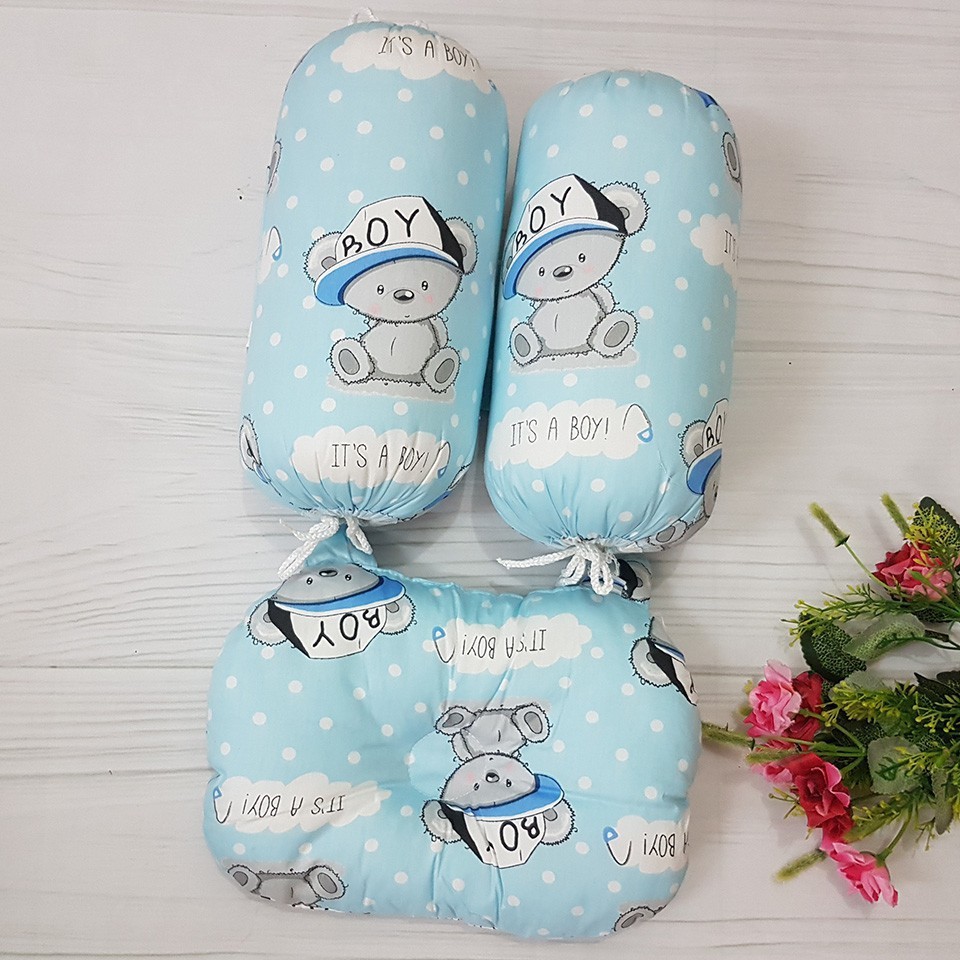 Bộ gối chặn RUỘT BÔNG cho bé loại to, đẹp