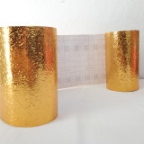 Cuộn 5m viền tường nhôm vàng sang trọng (cao 10cm)