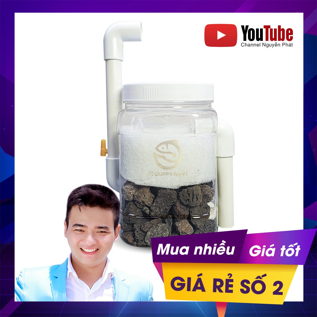 [Mã PET50K giảm Giảm 10% - Tối đa 50K đơn từ 250K] [Shop Nguyễn Phát] Lọc BIO giữ phân cặn