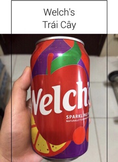 Nước ngọt Soda Welch’s Nho (12 lon)