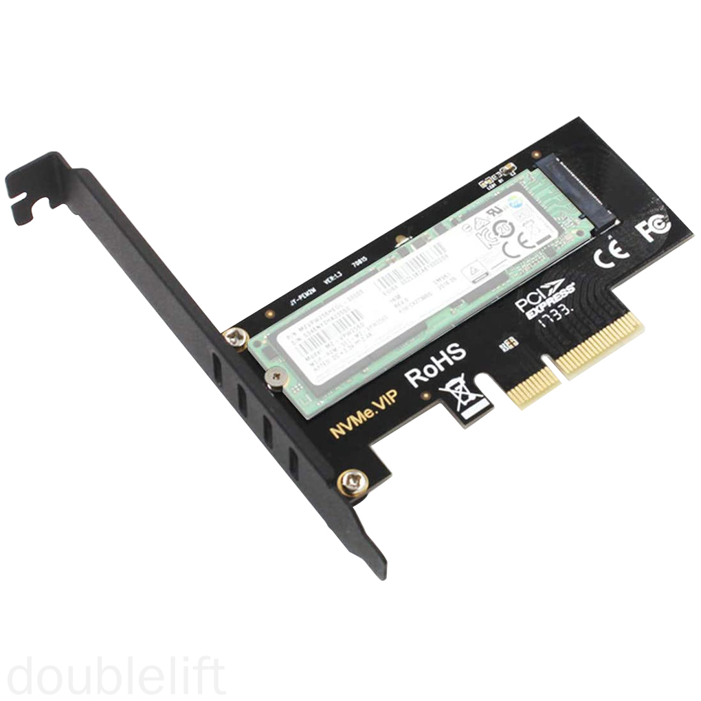 M.2 to PCI-E Adapter NVME SSD NGFF to PCI-E Converter Expansion Card with M Key Interface doublelift store