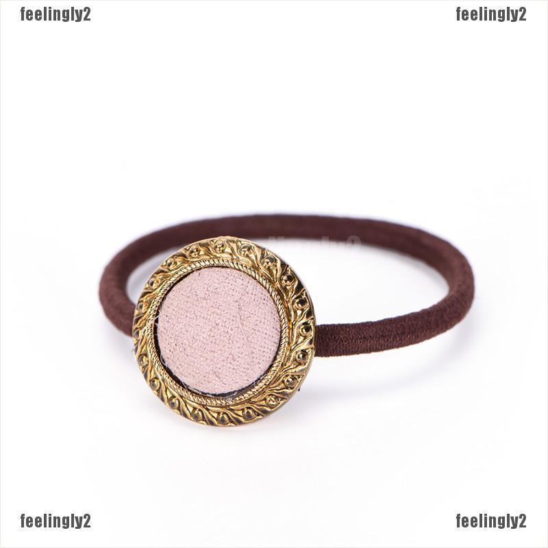 ❤Mặt Trời❤ Dây Cột Tóc Phong Cách vintage Đáng Yêu