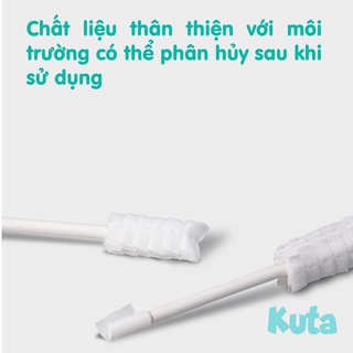[Có sẵn] [Chính hãng] [Ảnh thật] Rơ  lưỡi que cho bé Kuta Oral Cleaner