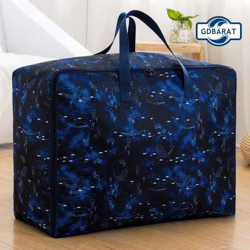 Túi Đựng Quần Áo Bằng Vải Oxford In Họa Tiết Hoạt Hình Dễ Thương