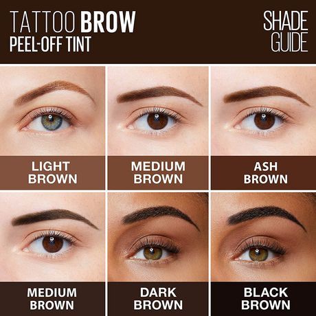 Gel Xăm Chân Mày Tạm Thời Maybelline Tattoo Brow Gel Tint 5ml