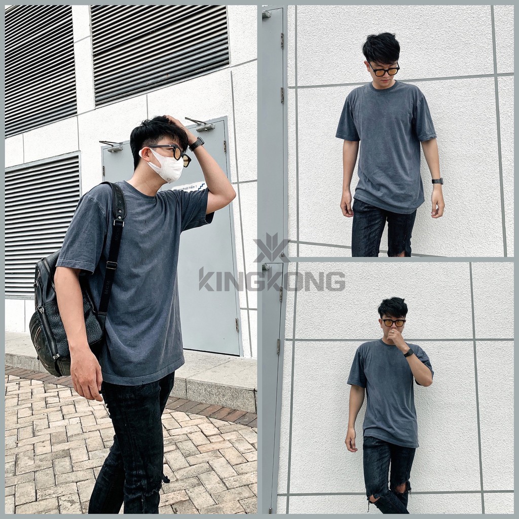 Áo Thun KK Stone Wash Unisex Form Rộng Oversize | BigBuy360 - bigbuy360.vn