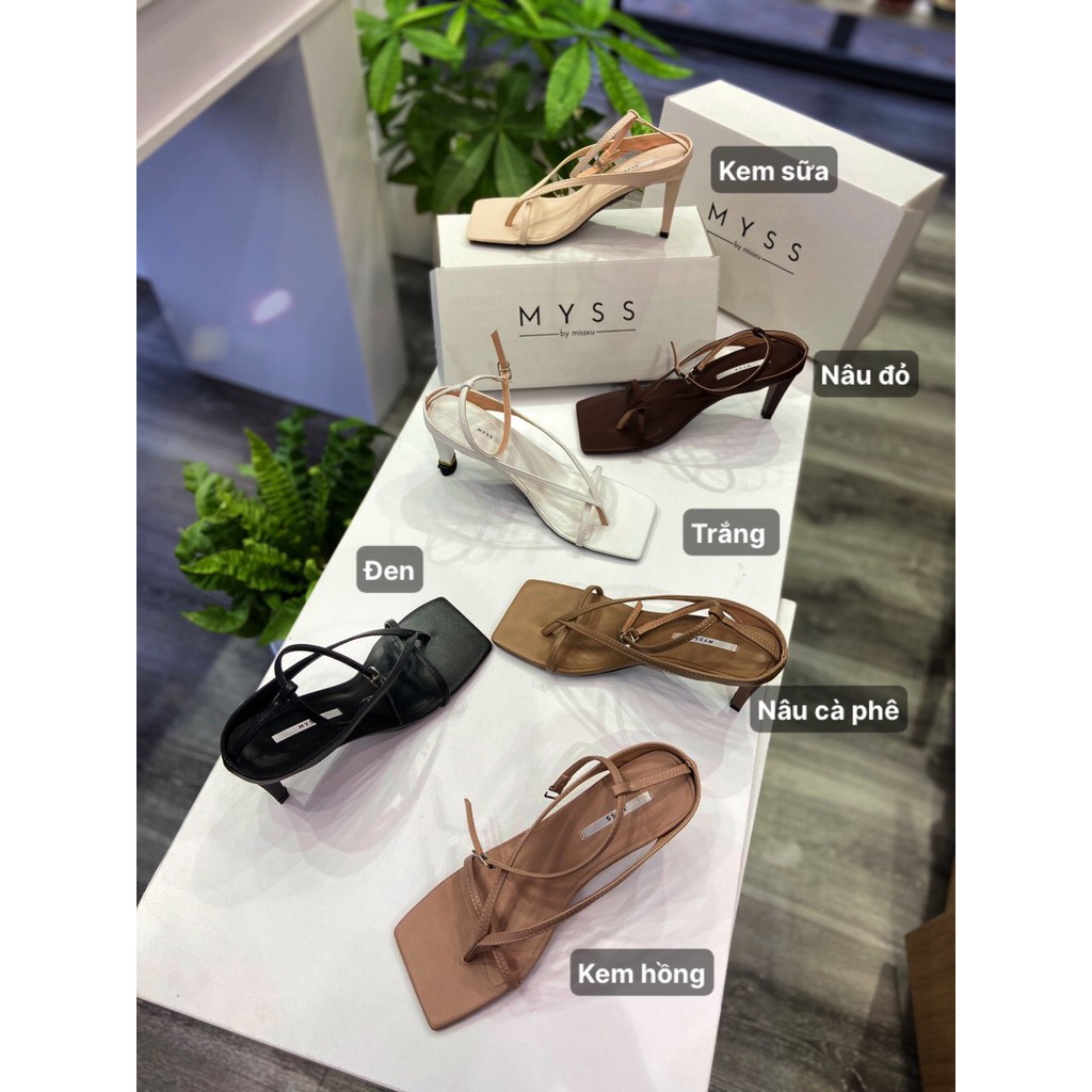 Giày sandal nữ kẹp xỏ ngón 7cm thời trang MYSS - SD81
