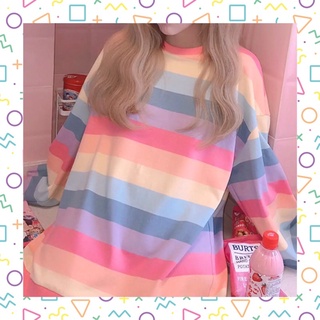 🌈 ÁO SWEATER CẦU VỒNG PASTEL💛