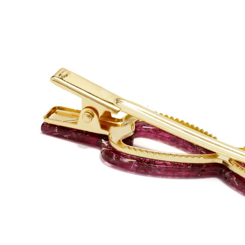 Kẹp Tóc Hình Nơ / Trái Tim Rỗng Phong Cách Nhật Bản Ngọt Ngào Cho Nữ