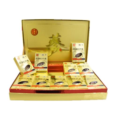 Hồng Sâm Khô Thái Lát DAEDONG GINSENG Hộp Giấy 200gr Hộp 10 Gói x 20gr