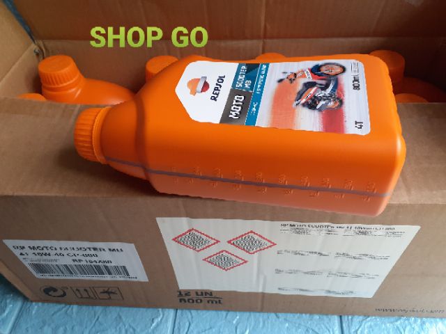 DẦU NHỚT XE TAY GA REPSOL MOTOR SCOOTER MB 10W40 SYNTHETIC BLEND 0.8L || REPSOL 10W40 SCOOTER MB 800ml