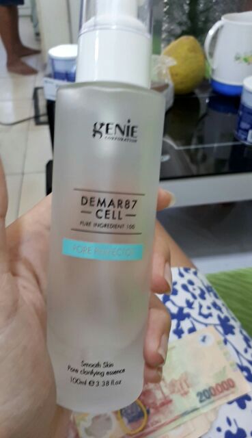 Nước thần kiêm xịt khoáng se khít lỗ chân lông Genie Demar87 Cell Pore Perfector