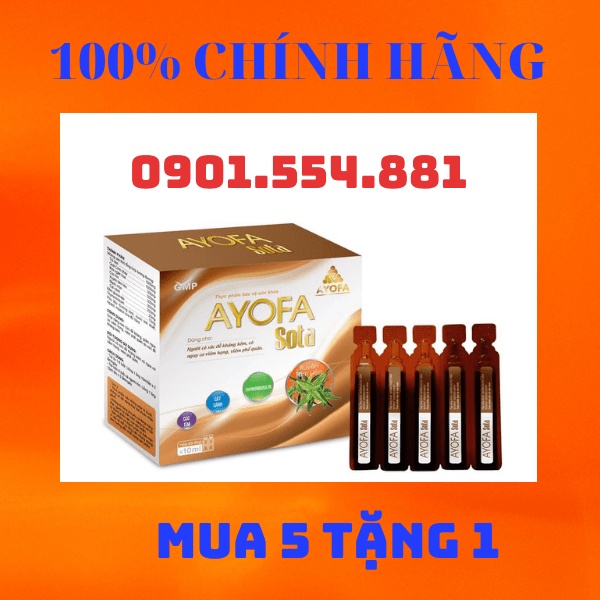 Ayofa Sota Xuyên Tâm Liên, Combo 5 Tặng 1 Bổ Phổi, Tăng Sức Đề Kháng