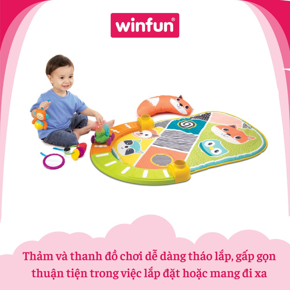 Thảm nằm chơi cho bé tập với - tập bò - B KIDS 4897 - Infantino