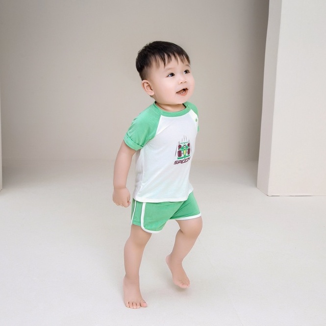 Bộ cộc Chaang bé trai từ 3 tháng đến 5 tuổi SS2022D04