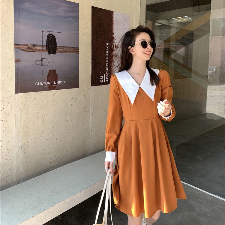 Váy Nữ Xinh Tiểu Thư Bánh Bèo, Váy Xòe Dáng Dài Nữ Quảng Châu Kiểu Dáng Hàn Quốc Vintage | BigBuy360 - bigbuy360.vn