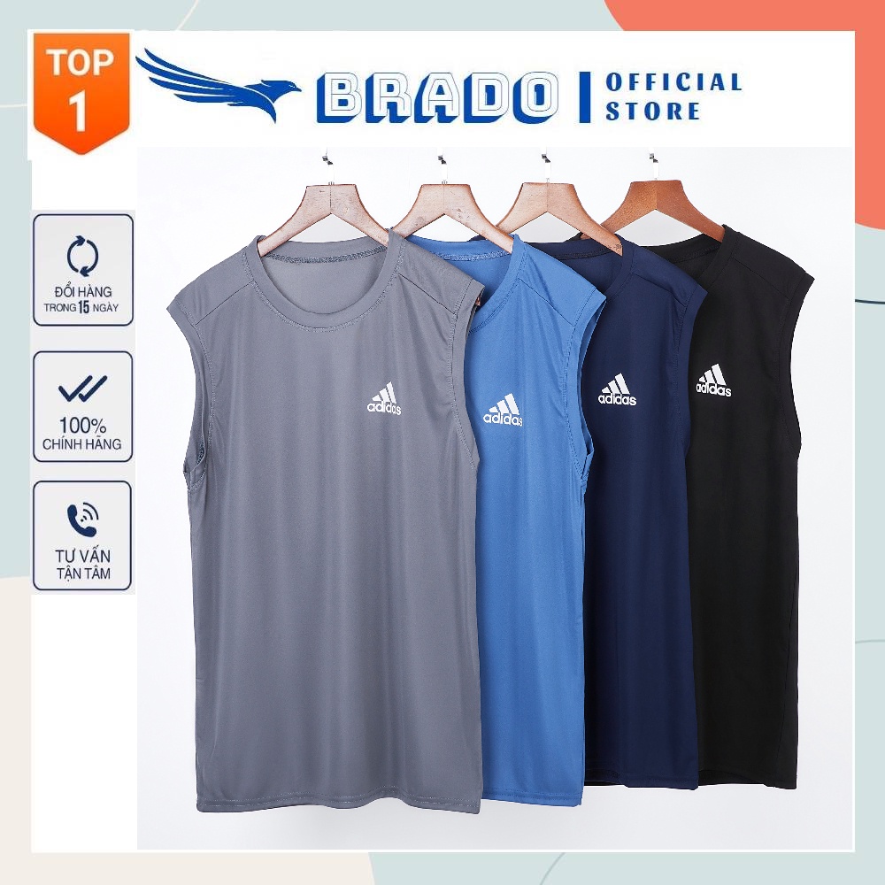 Áo Ba Lỗ Sát Nách Nam 𝐀 𝐃𝐈𝐃𝐀𝐒 Tập Gym Thể Thao Cao Cấp Thoáng Mát, Chất Vải Chuyên Thể Thao Cotton Thái Co Giãn Cao Cấp