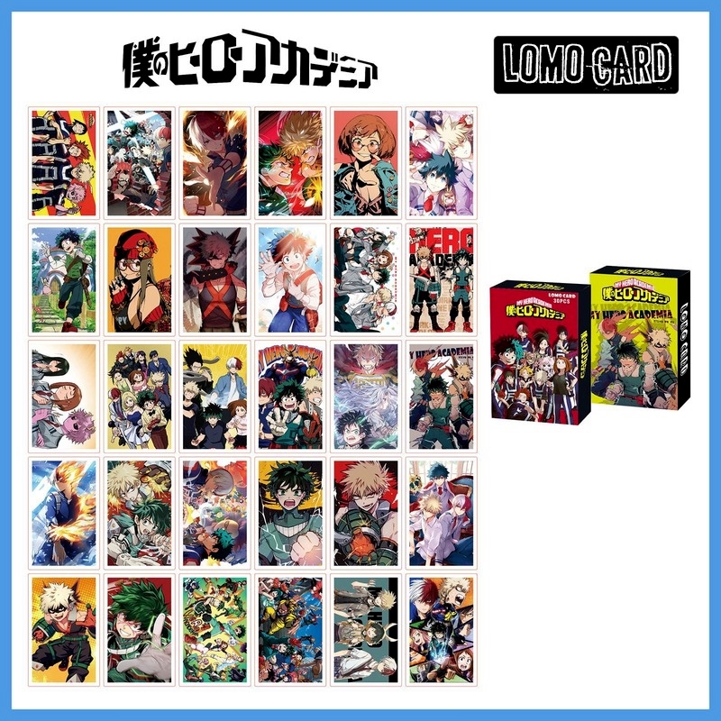 Bộ thẻ anime Tokyo Revengers/Haikyuu/My Hero Academia/Attack on Titan/NARUTO/ONE PIECE/JOJO/Hatsune Miku