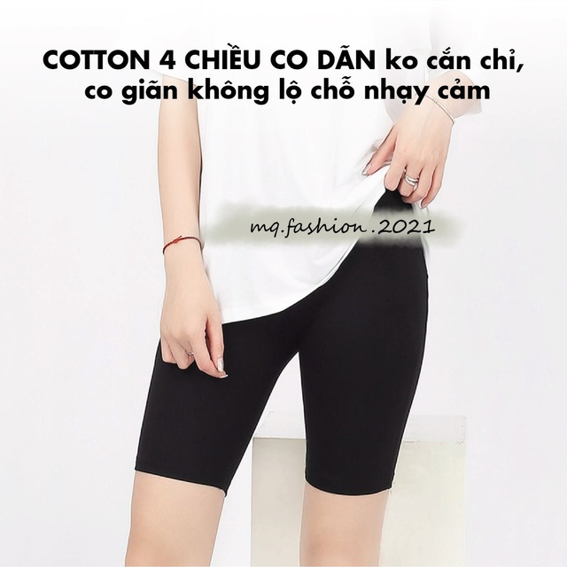 Quần legging nữ lửng cạp cao nâng mông bigsize cao cấp có túi MQ Fashion LG01 | BigBuy360 - bigbuy360.vn