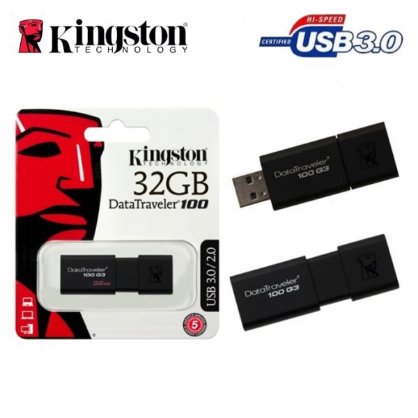 USB 3.0 32GB Kingston DT100 Chính hãng