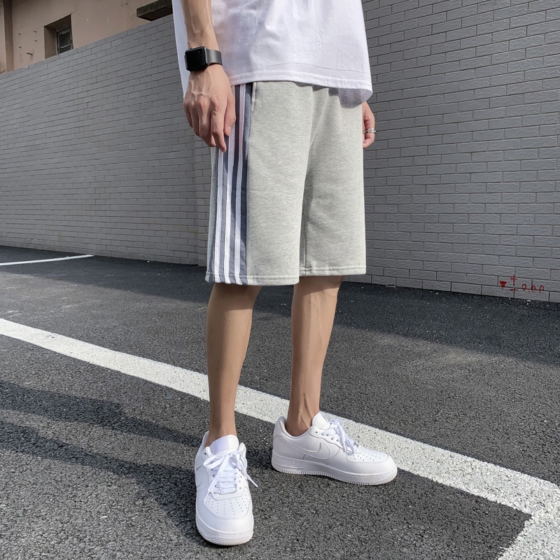 Quần Short Thể Thao Kẻ Sọc Trẻ Trung Thời Trang Cho Nam