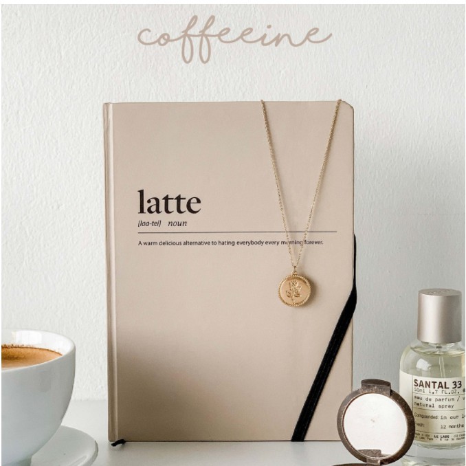 Sổ tay Crabit ruột Dotted khổ A5 - Coffeeine Latte