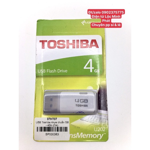 USB Toshiba nhựa 4GB - 8GB