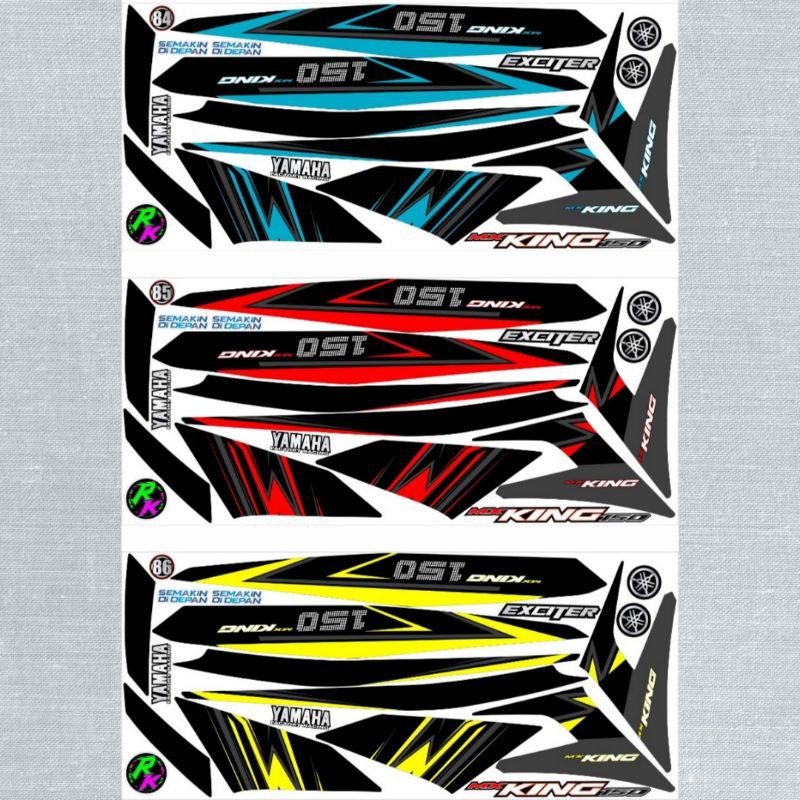 Sticker Dán Trang Trí Xe Hơi Mx King 150 - Jupiter Mx 150 - Exciter 150 - Y15zr | 6