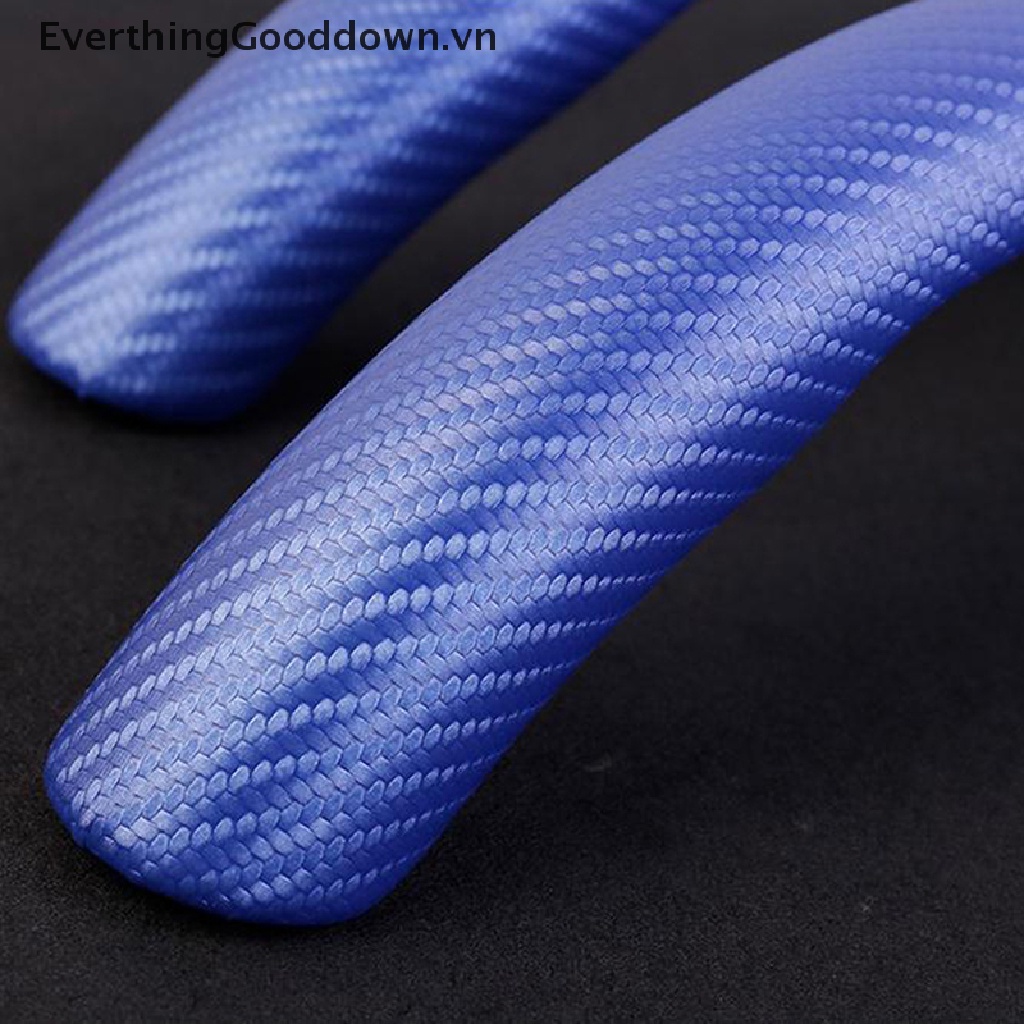 Bộ 2 Vỏ Bọc Vô Lăng Xe Hơi 15inch Bằng Sợi Carbon Chống Trượt