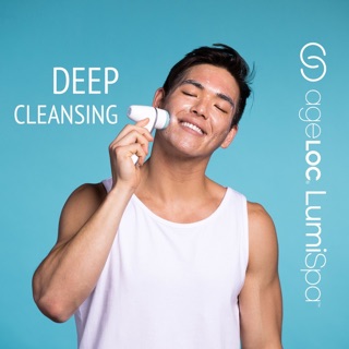 (Hàng Công ty- Có Bảo Hành) Máy Rửa Mặt LumiSpa Nuskin + Sữa rửa mặt