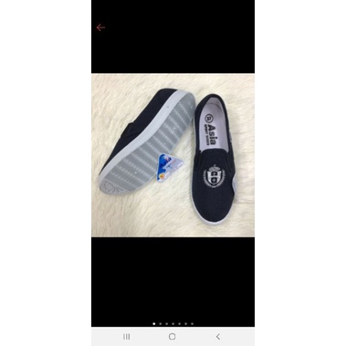 Giày Asia màu xanh cột dây ,xỏ không dây