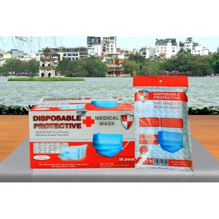 [Hàng Auth] Khẩu Trang Y Tế 4 Lớp Global Shield (hộp 50 chiếc) chính hãng, chống bụi mịn >95%