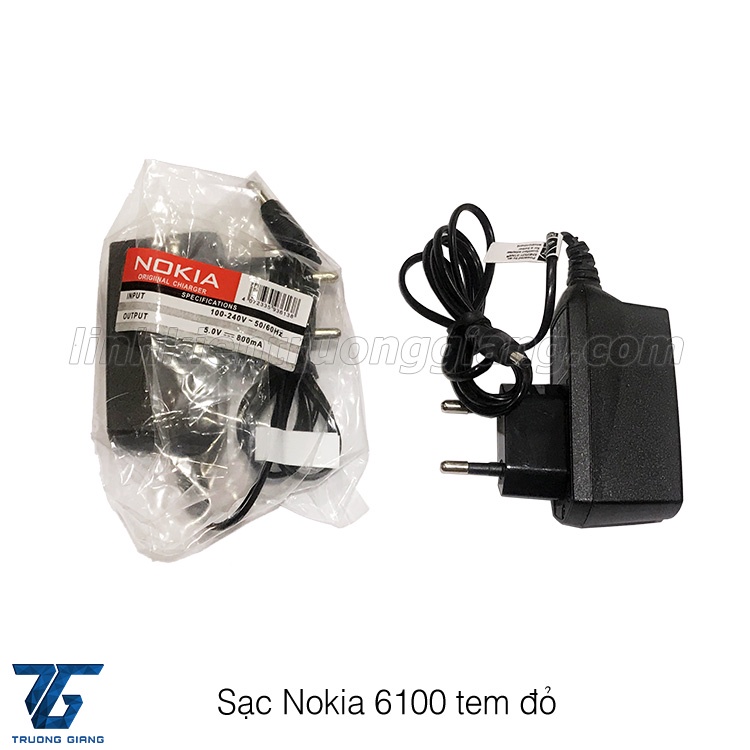 Bộ 2 SẠC NOKIA-6100 ZIN BÓNG (TEM ĐỎ)