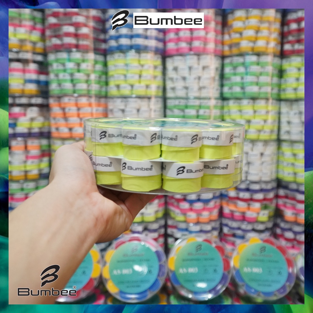 Quấn cán vợt cầu lông, cuốn cán vợt chống trơn dùng cho đánh cầu vào mùa hè Bumbee AS003