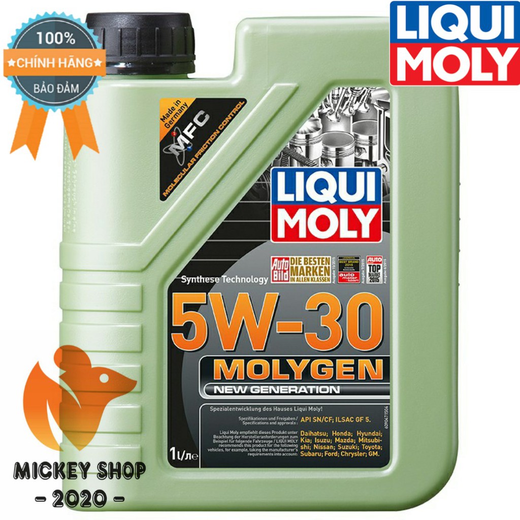 [CAO CẤP] Dầu Nhớt Xe Tay Ga Liqui Moly MolyGen 5w-30 New Generation  1L