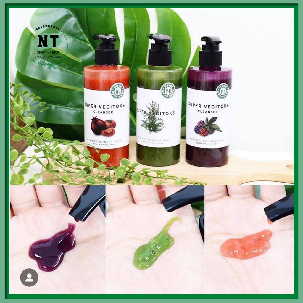 Sữa rửa mặt Super Vegitoks Cleanser - Sữa rửa mặt thiên nhiên, thải độc, dưỡng da | BigBuy360 - bigbuy360.vn