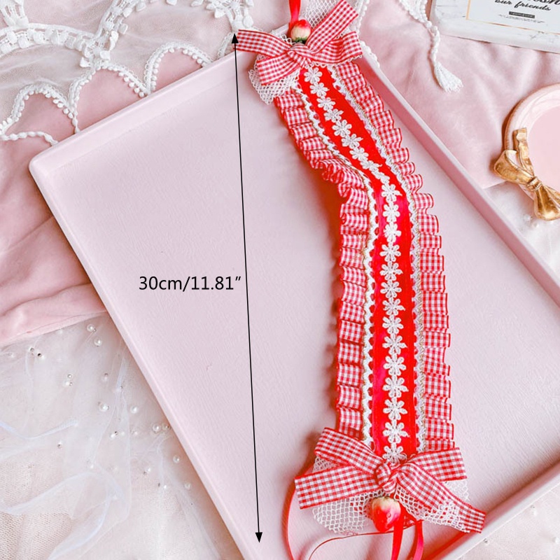 Băng Đô Ren Hoa Nhiều Màu Sắc Phong Cách Lolita