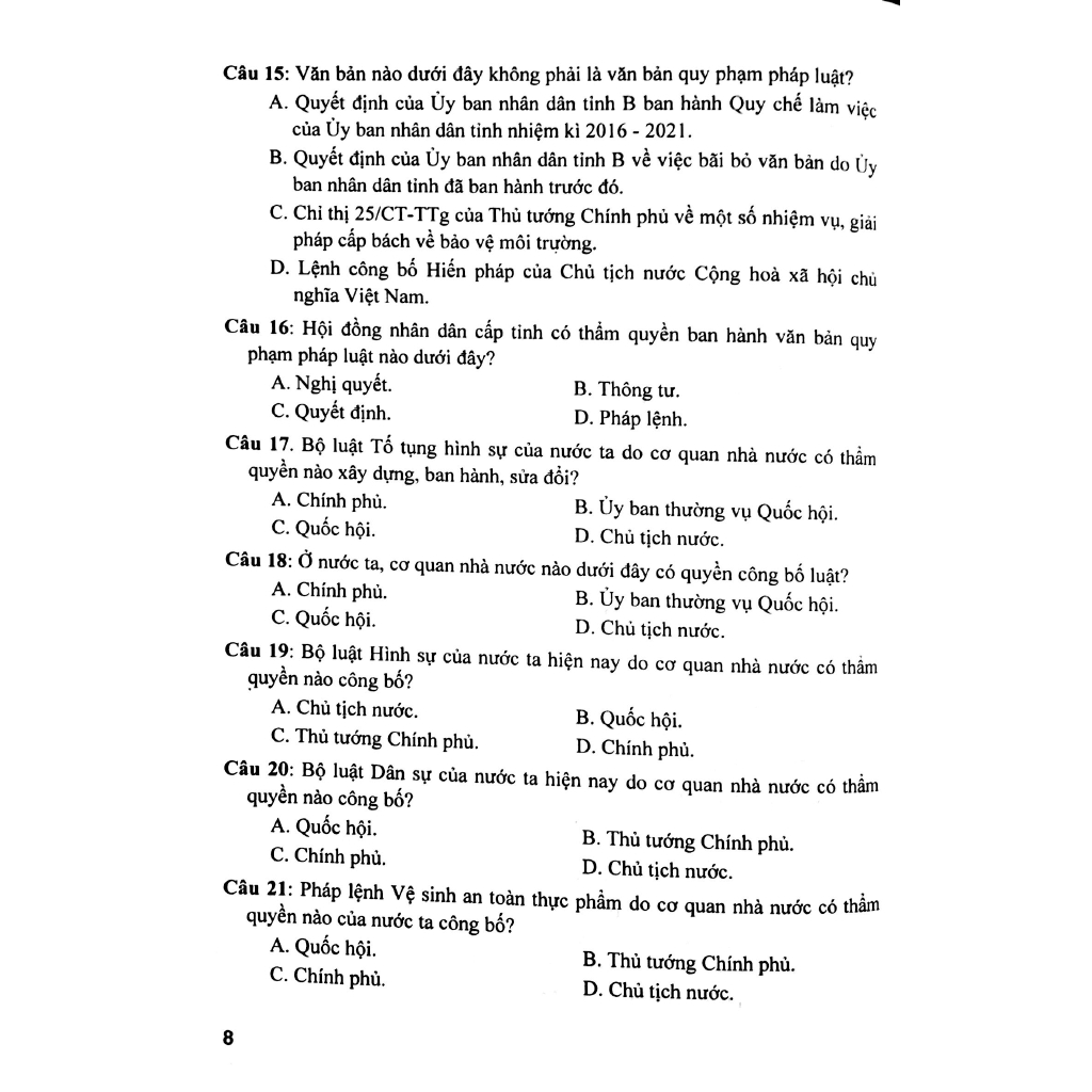 Sách - Câu Hỏi & Bài Tập Trắc Nghiệm Giáo Dục Công Dân