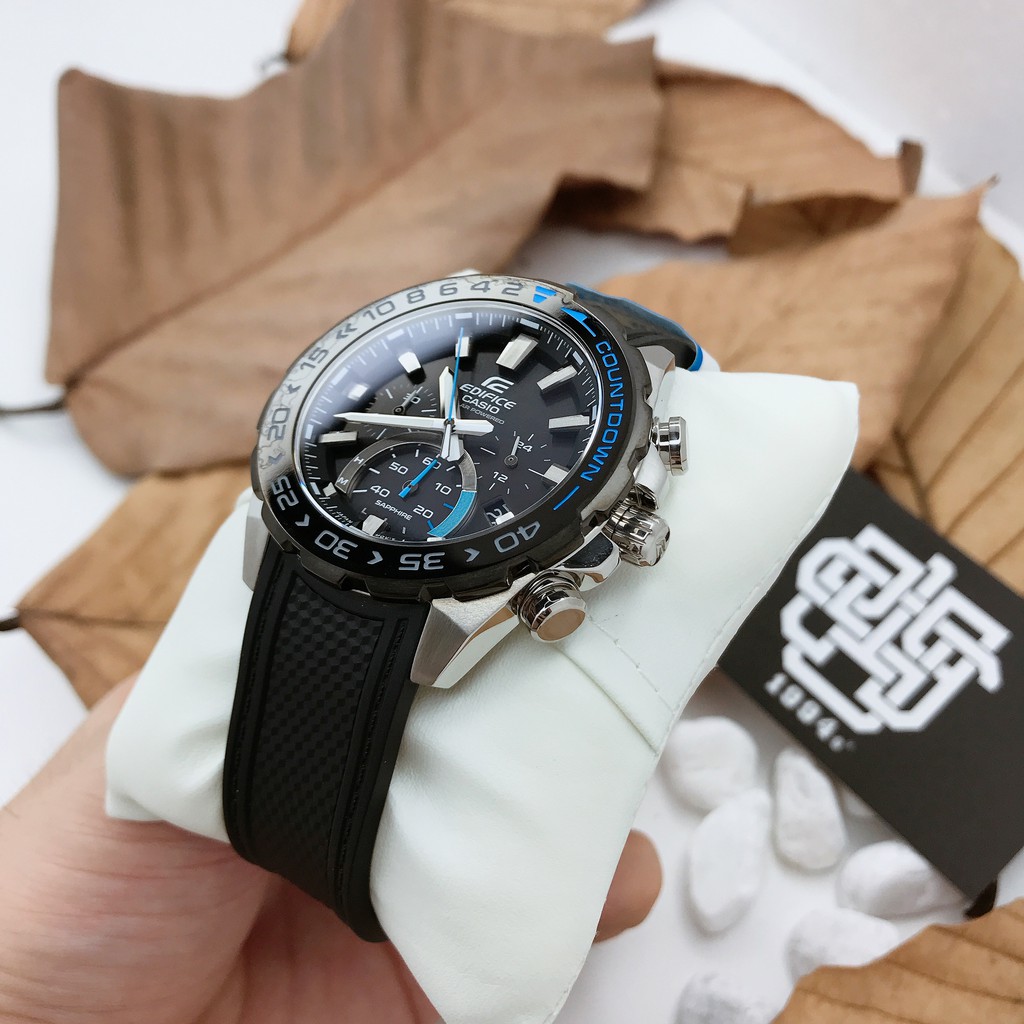 Đồng hồ nam Casio EDIFICE EFS-S550 / EFS-S550PB-1A kính Sapphire chống trầy chính hãng